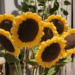 Handmade flowers crochet